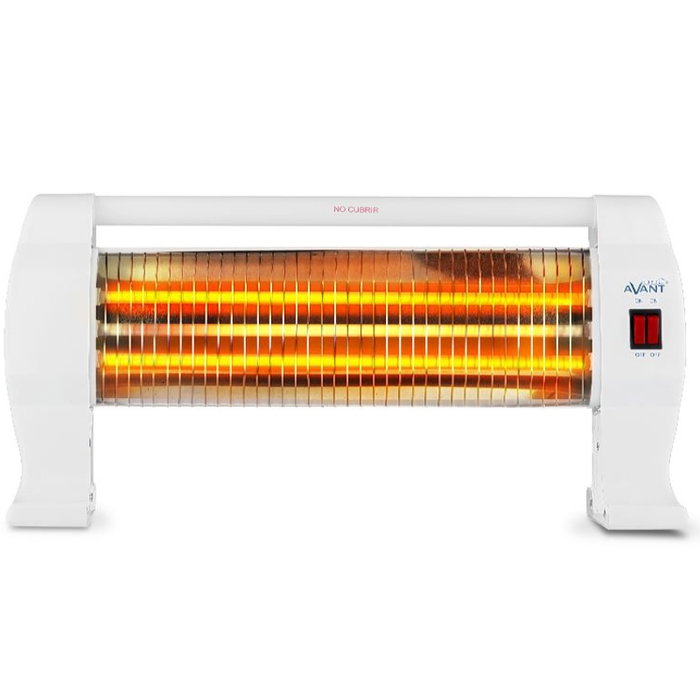 Avant Estufa de Cuarzo AV7552 de 1200W con 3 Niveles de Potencia